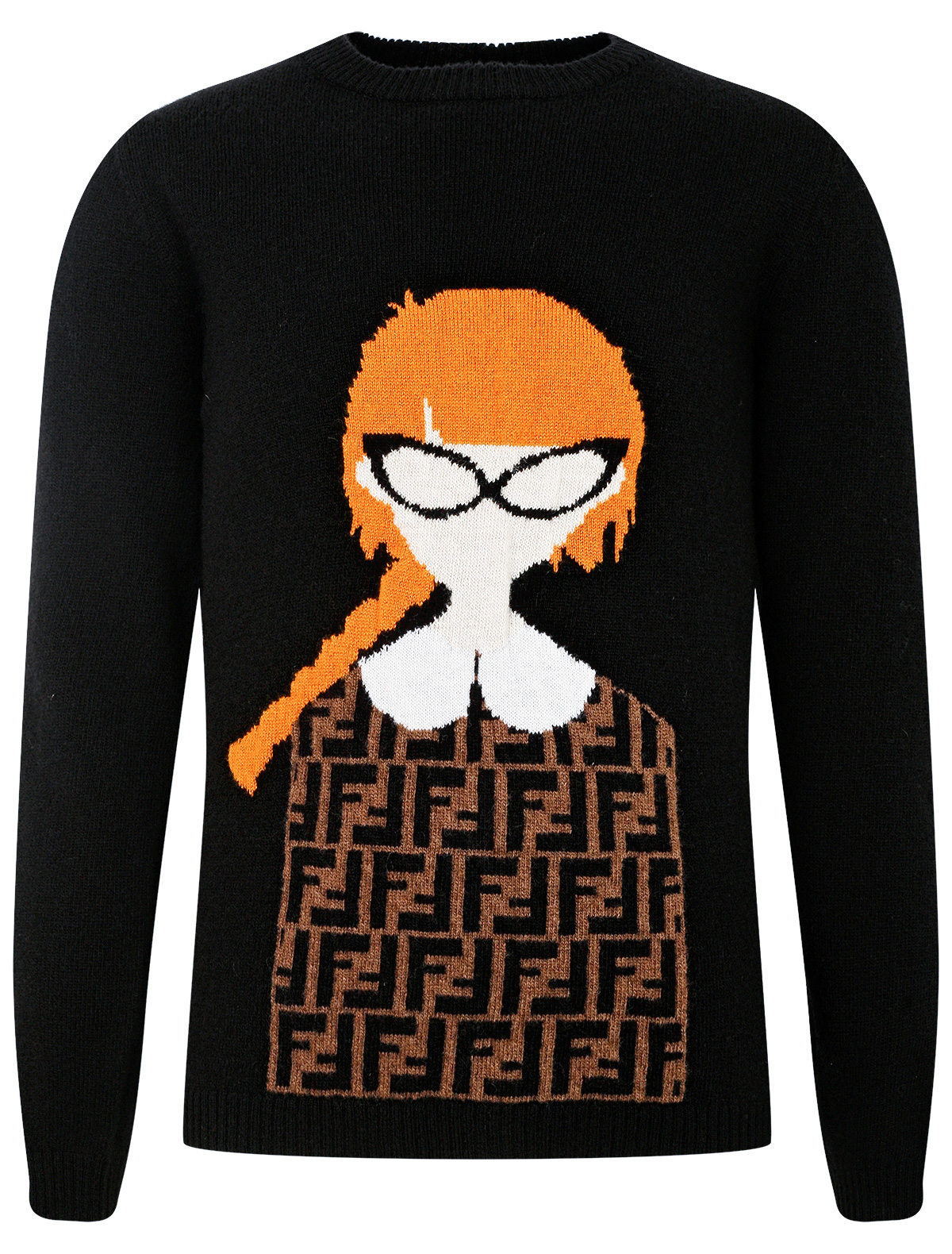 

Джемпер Fendi для девочек JMG053 A8L7 F0JZ7(6-8) черный 116, JMG053 A8L7 F0JZ7(6-8)