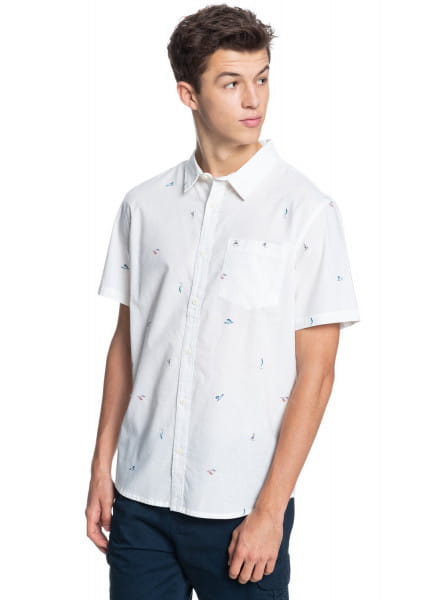 

Рубашка мужская Quiksilver EQYWT04132 белая S, EQYWT04132