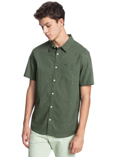 

Рубашка мужская Quiksilver EQYWT04132 зеленая S, EQYWT04132