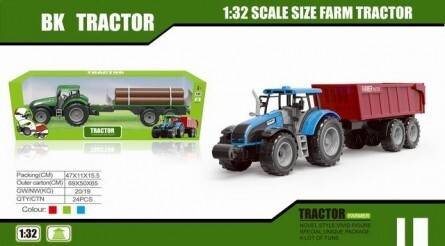 

Машинка инерционная Трактор с прицепом