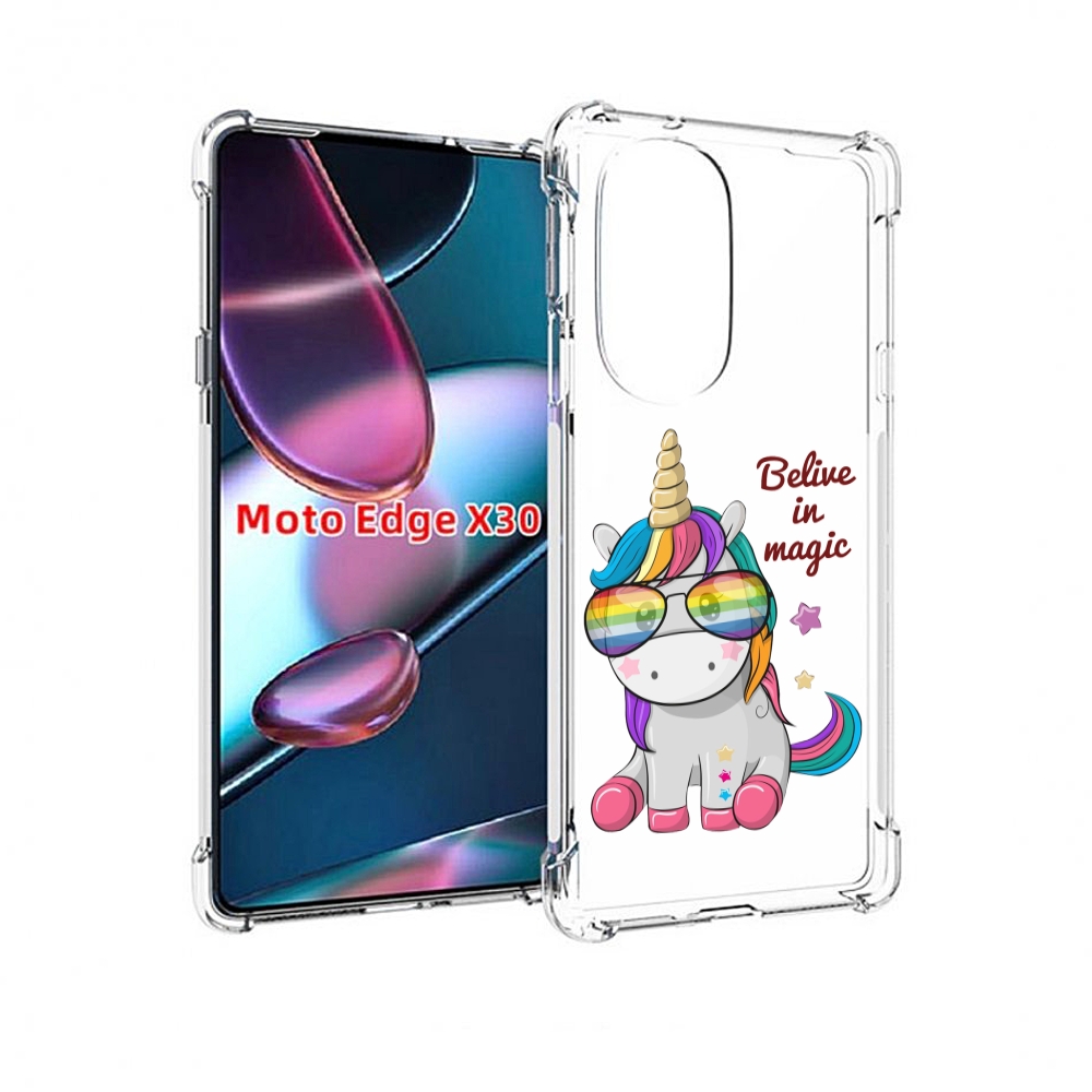 

Чехол MyPads верю-в-магию детский для Motorola Moto Edge X30, Прозрачный, Tocco