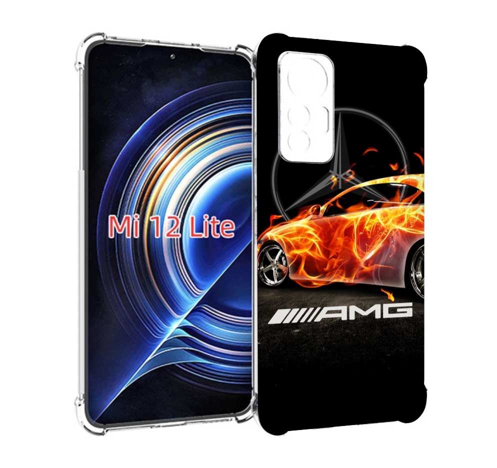 

Чехол MyPads АМГ мужской для Xiaomi 12 Lite, Прозрачный, Tocco