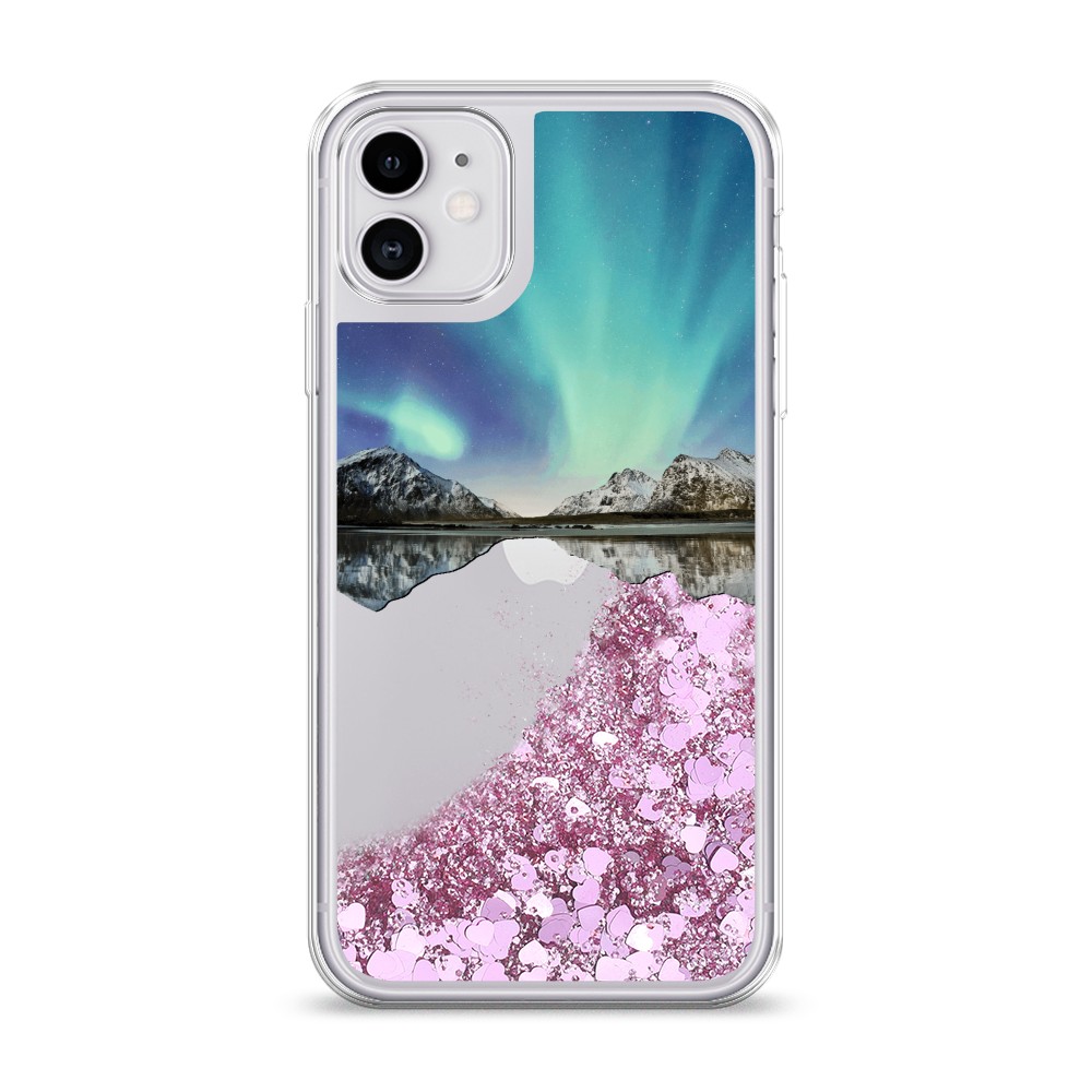 

Чехол Awog "Горное озеро и сияние" для Apple iPhone 11, 12194-1