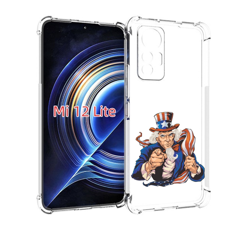 

Чехол MyPads Американский-дед для Xiaomi 12 Lite, Прозрачный, Tocco
