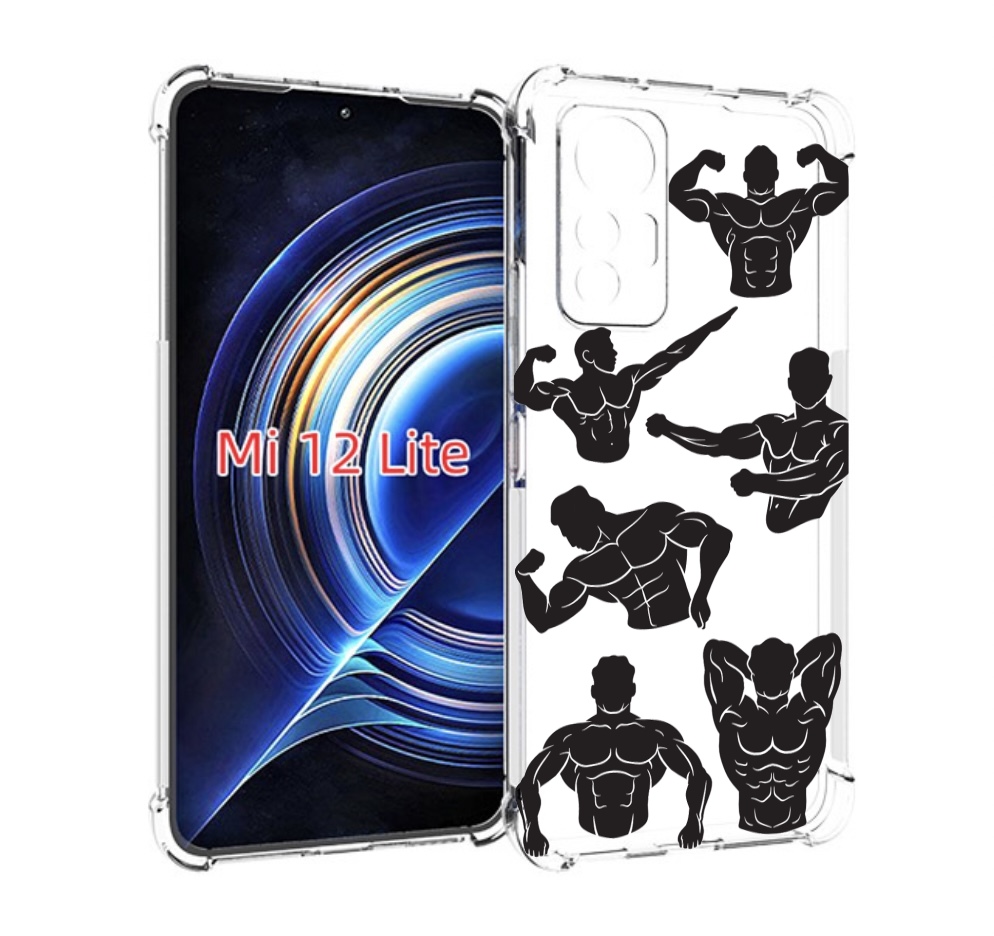 

Чехол MyPads Атлет мужской для Xiaomi 12 Lite, Прозрачный, Tocco