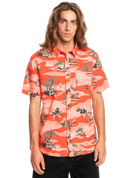

Рубашка мужская Quiksilver EQYWT04321 оранжевая S, EQYWT04321