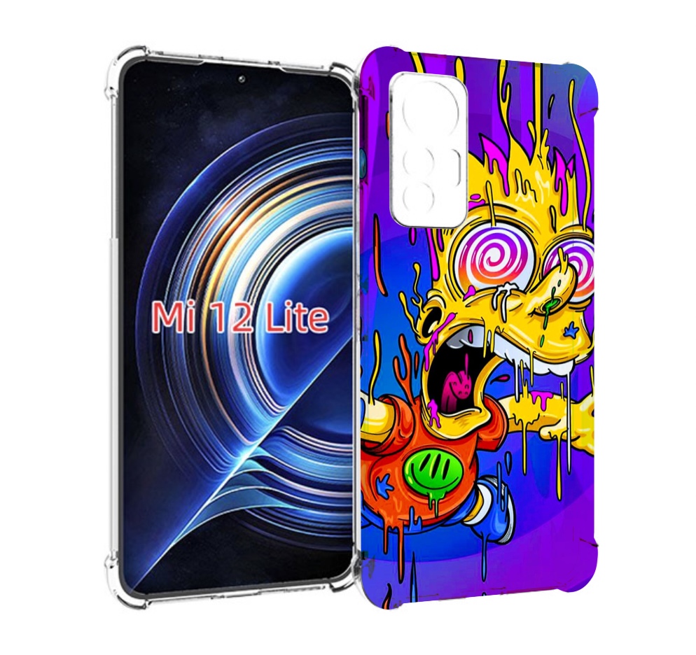 

Чехол MyPads Барт-арт-стрит для Xiaomi 12 Lite, Прозрачный, Tocco