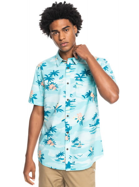 

Рубашка мужская Quiksilver EQYWT04321 голубая XL, EQYWT04321