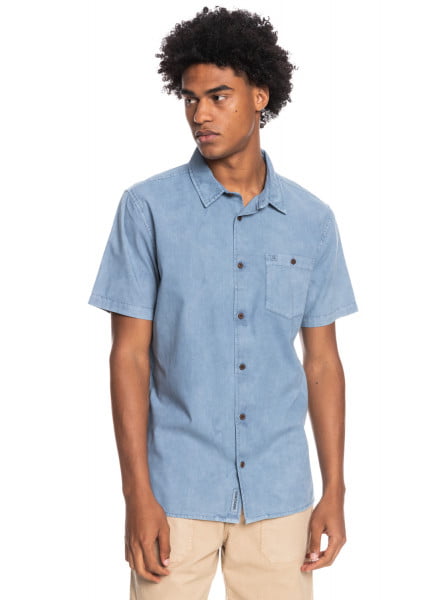 

Рубашка мужская Quiksilver EQYWT04292 голубая 2XL, EQYWT04292