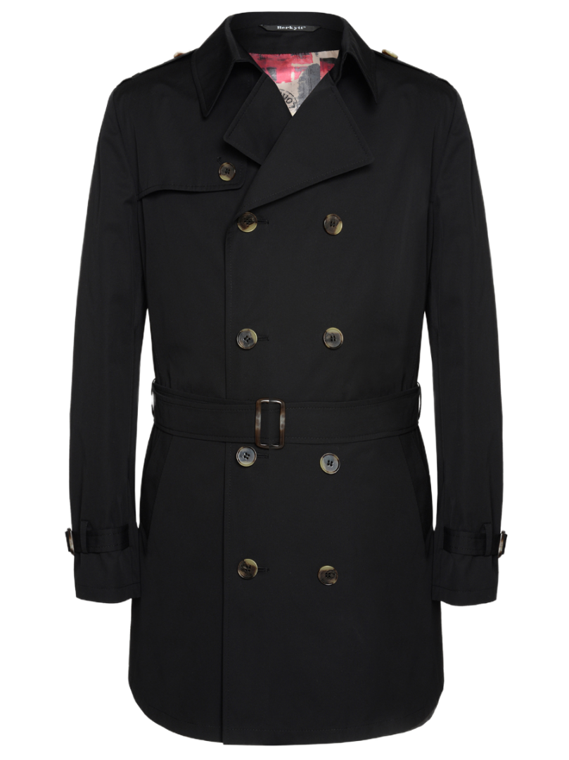 

Тренч мужской Berkytt 409 П740.1 черный 50/188 RU, 409 П740.1