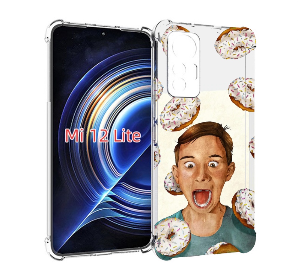

Чехол MyPads Бешенные-пончики для Xiaomi 12 Lite, Прозрачный, Tocco