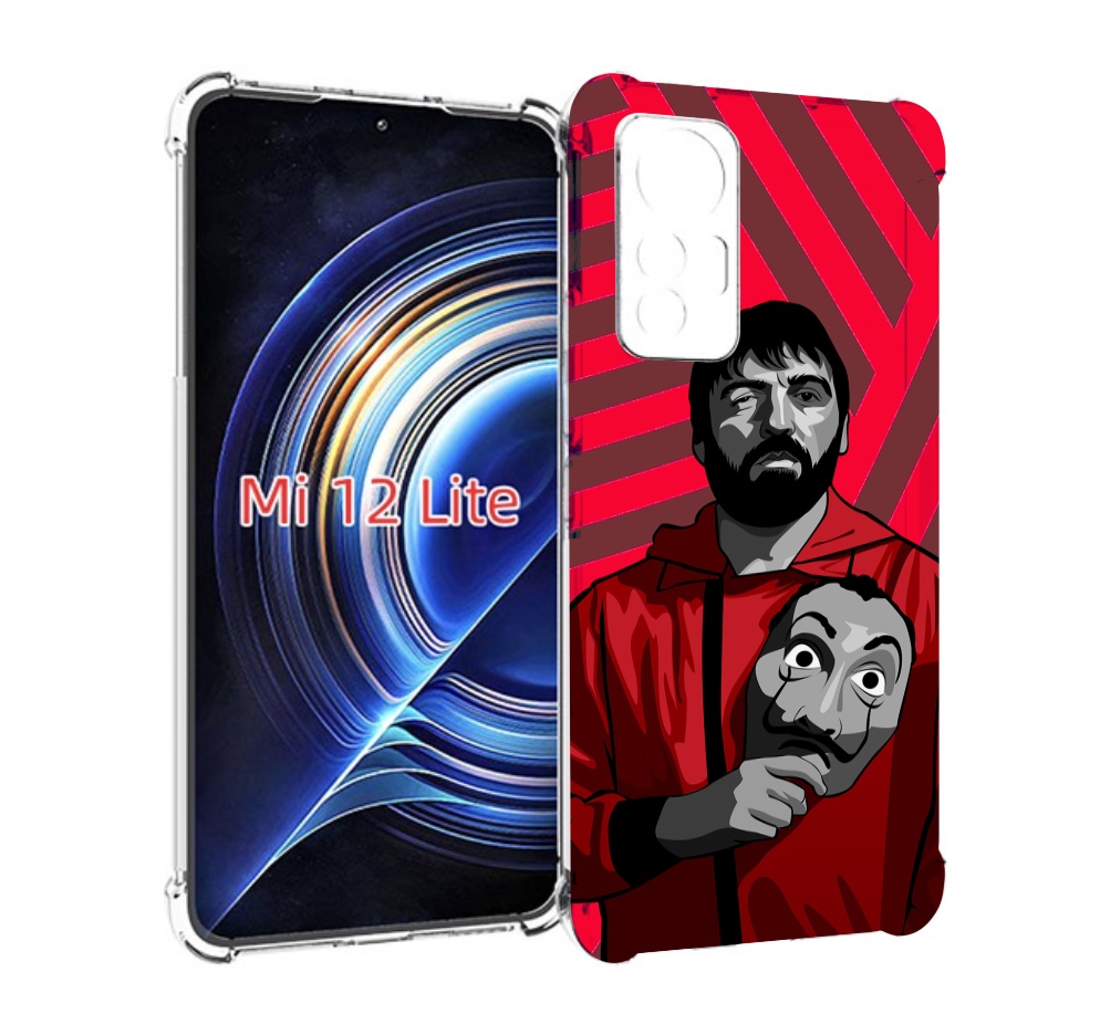 

Чехол MyPads Богата-Бумажный-дом для Xiaomi 12 Lite, Прозрачный, Tocco