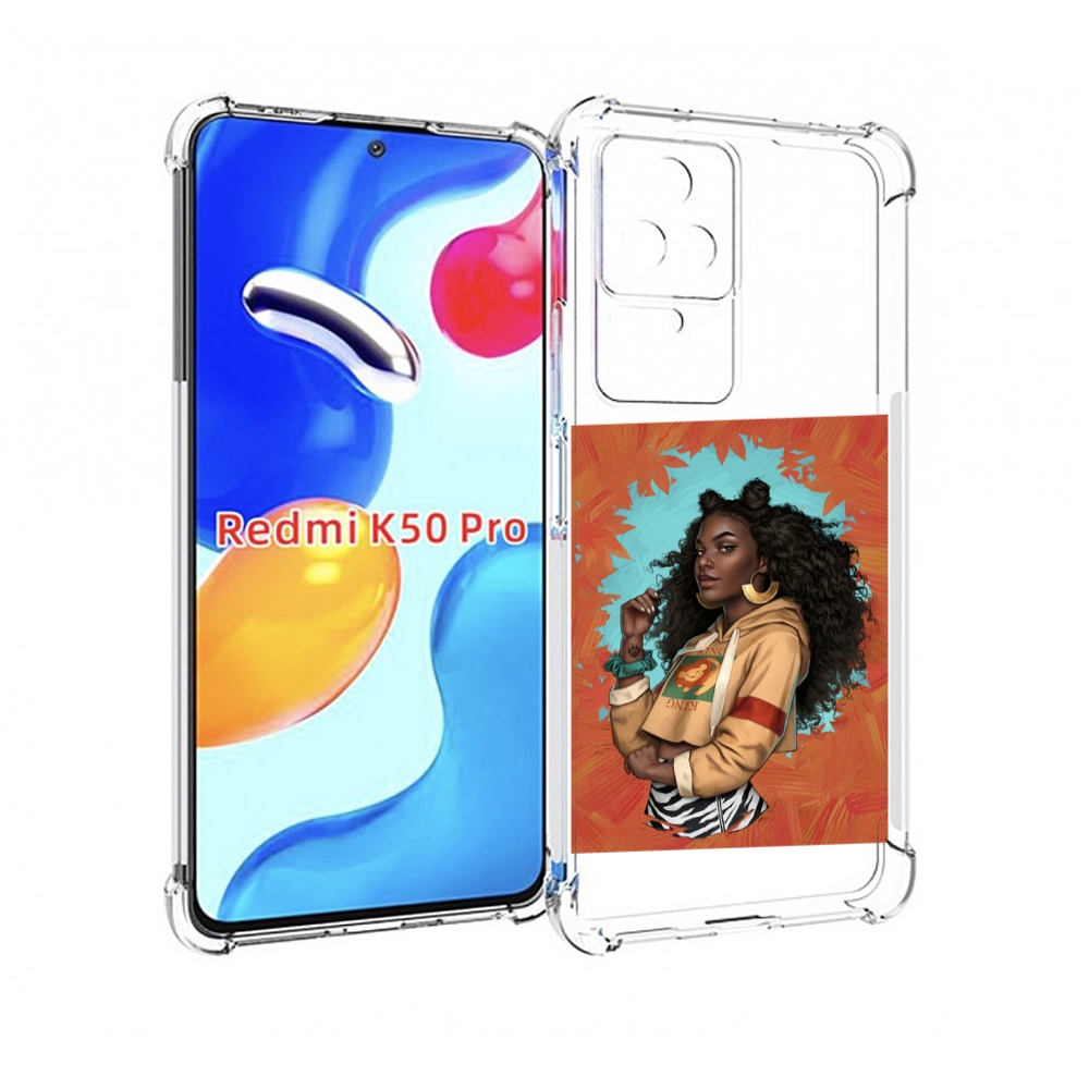 

Чехол MyPads темная-девушка женский для Xiaomi Redmi K50 / K50 Pro, Прозрачный, Tocco