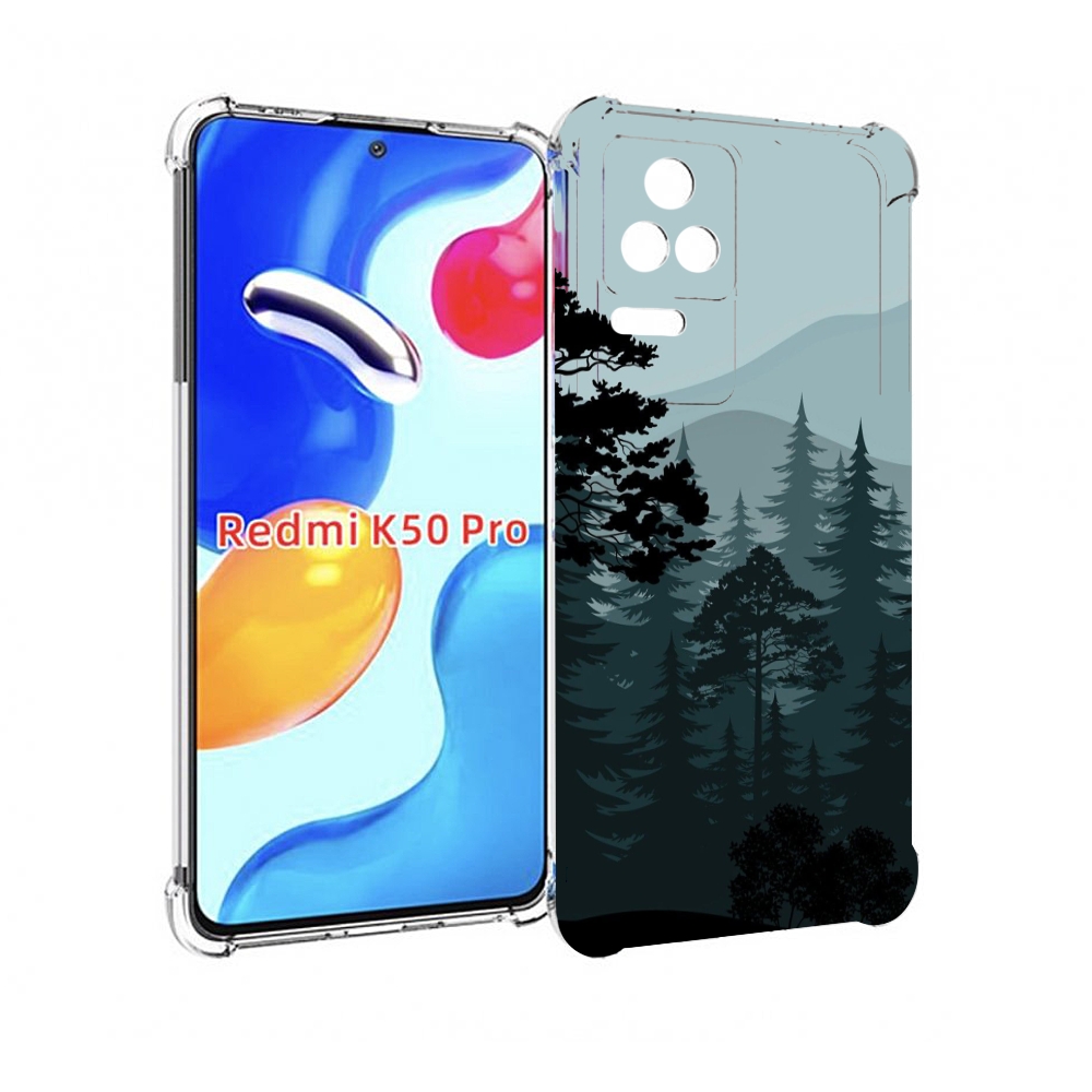 

Чехол MyPads темный лесочек для Xiaomi Redmi K50 / K50 Pro, Прозрачный, Tocco