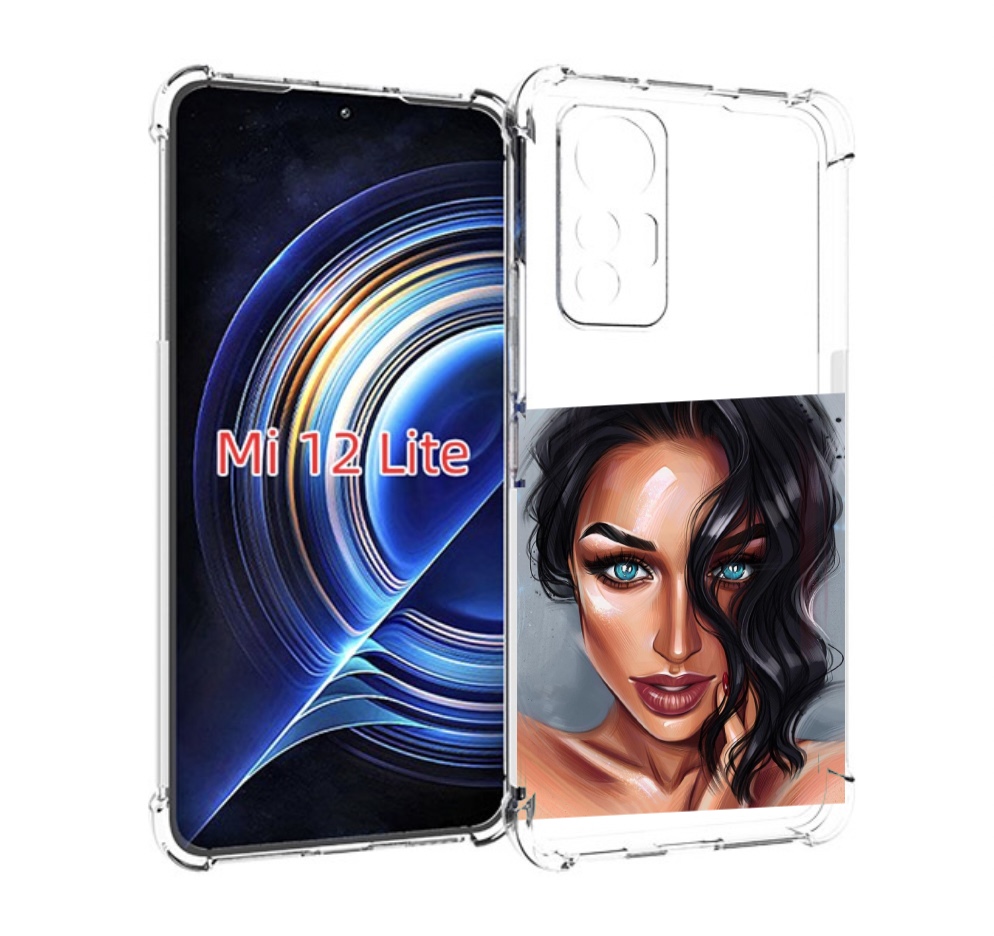 

Чехол MyPads Брюнетка для Xiaomi 12 Lite, Прозрачный, Tocco