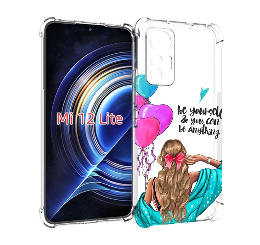

Чехол MyPads Будь-собой для Xiaomi 12 Lite, Прозрачный, Tocco
