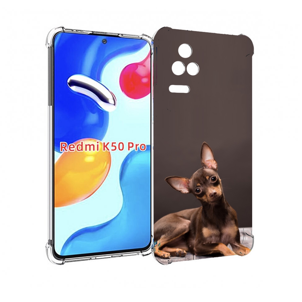 

Чехол MyPads тои терьер для Xiaomi Redmi K50 / K50 Pro, Прозрачный, Tocco