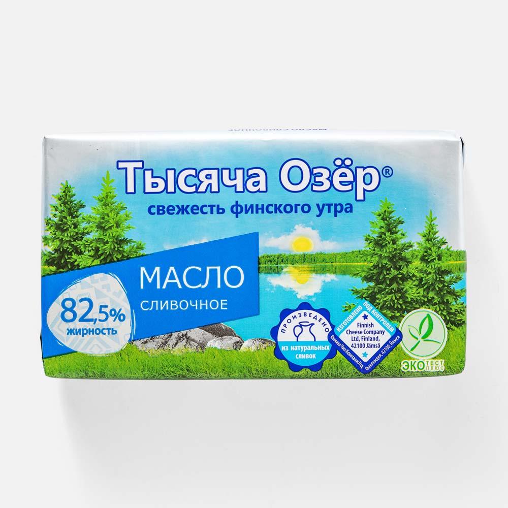 Масло тысяча озер сладкосливочноенесоленое 825 400 г 675₽