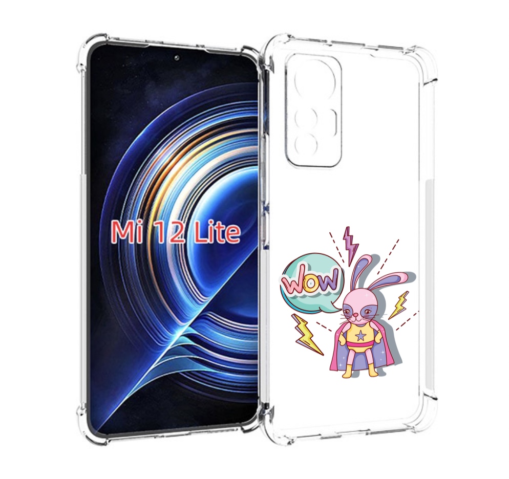 

Чехол MyPads Вау для Xiaomi 12 Lite, Прозрачный, Tocco