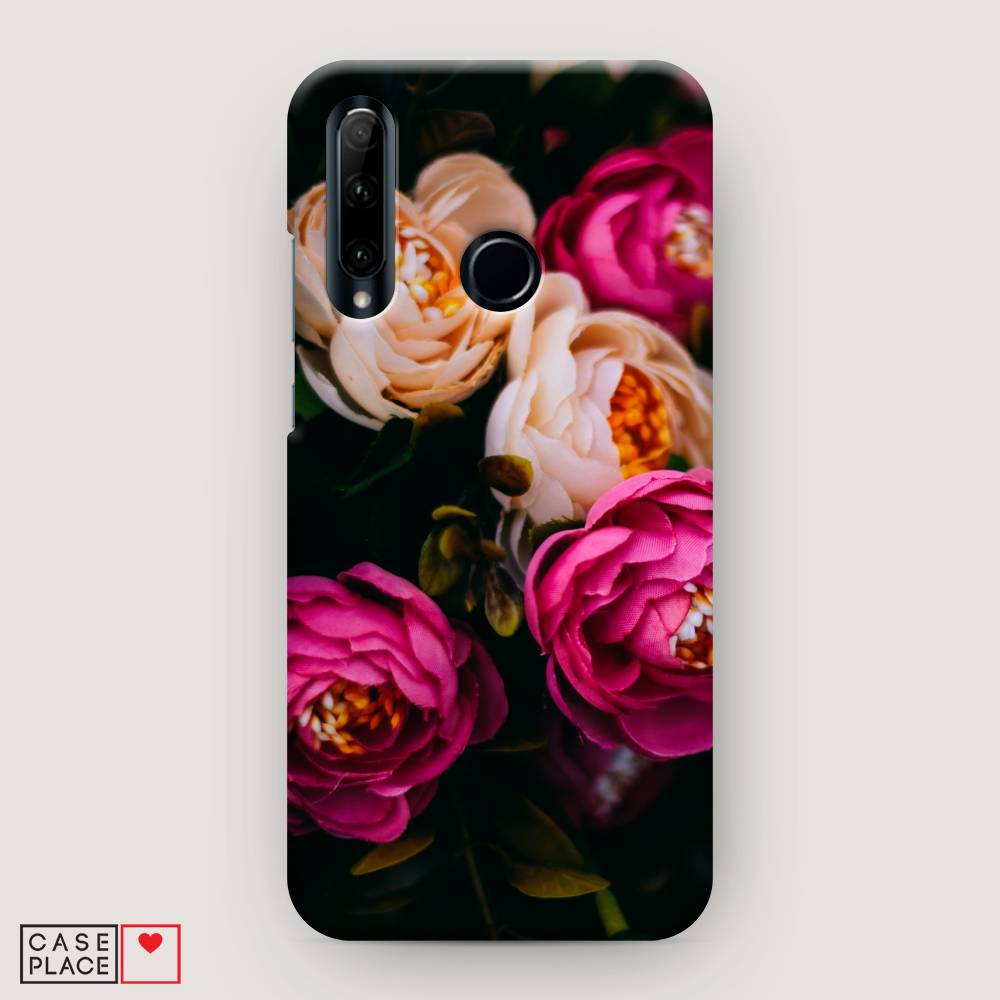 

Чехол Awog "Розовые пионы для черном" для Honor 20 Lite 2019, 68920-6