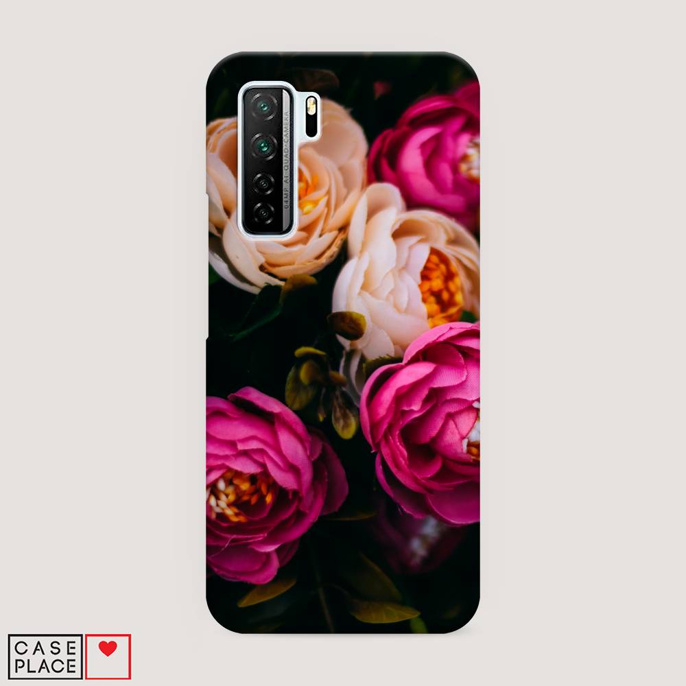 

Чехол Awog "Розовые пионы для черном" для Honor 30S (Global), 6102820-6
