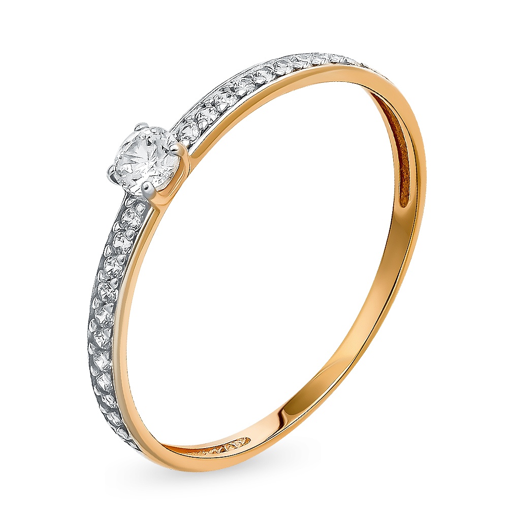 

Кольцо из золота р. , 585Gold 301012671, фианит, 301012671