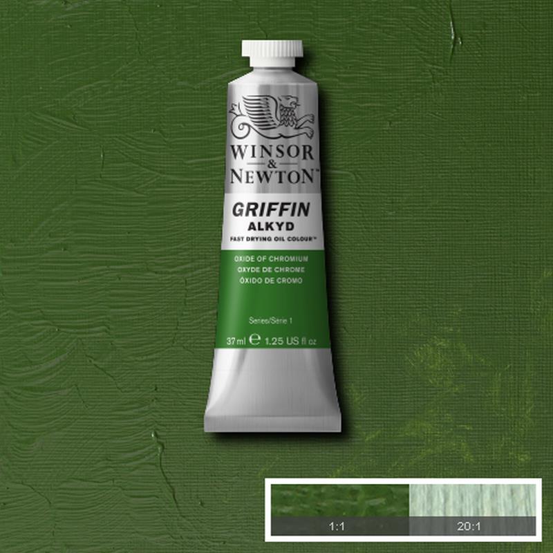 фото Алкидная краска winsor & newton "griffin" 37 мл оксид хрома winsor&newton