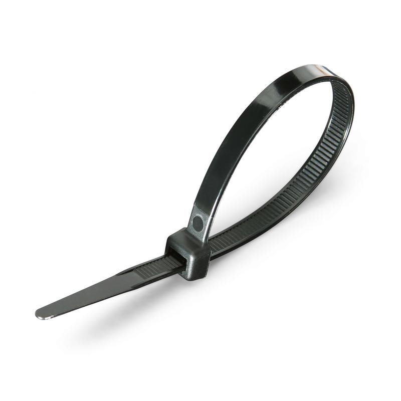 

Стяжки нейлоновые КСС 4х200 (ч) (100шт.) (Fortisflex) | код. 49411 | КВТ ( 1упак. ), Черный