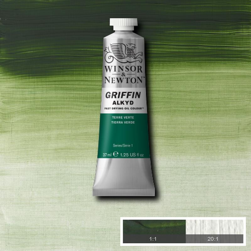 фото Алкидная краска winsor & newton "griffin" 37 мл глауконит winsor&newton