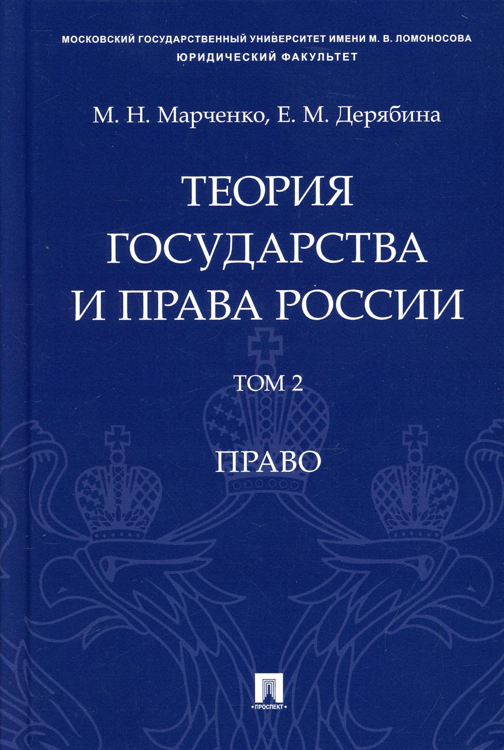 

Книга Теория государства и права России