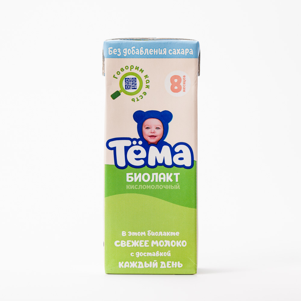 Продукт Тема Биолакт классический с 8месяцев 3.4% 206 г
