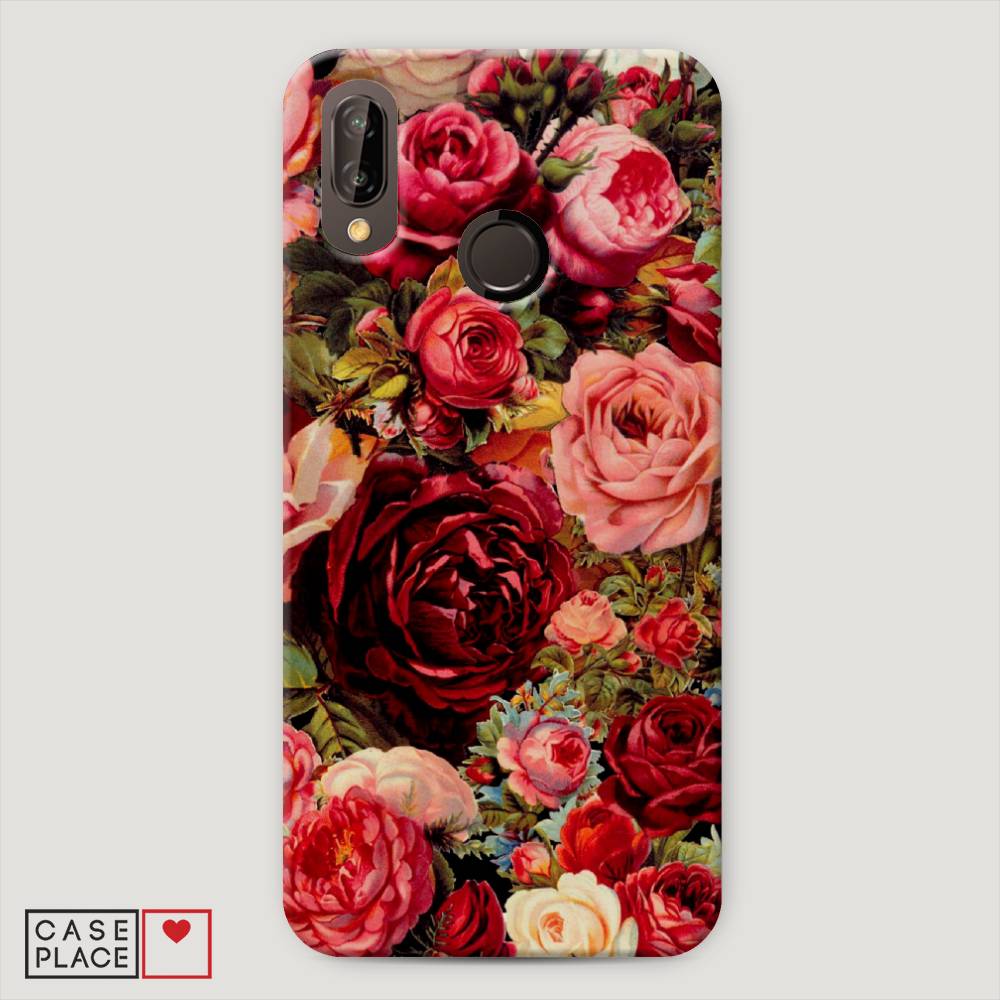 

Чехол Awog "Розы винтажные" для Huawei P20 Lite, 64420-6