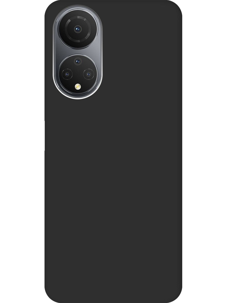 

Силиконовый чехол на Honor X7 матовый черный, 768741713
