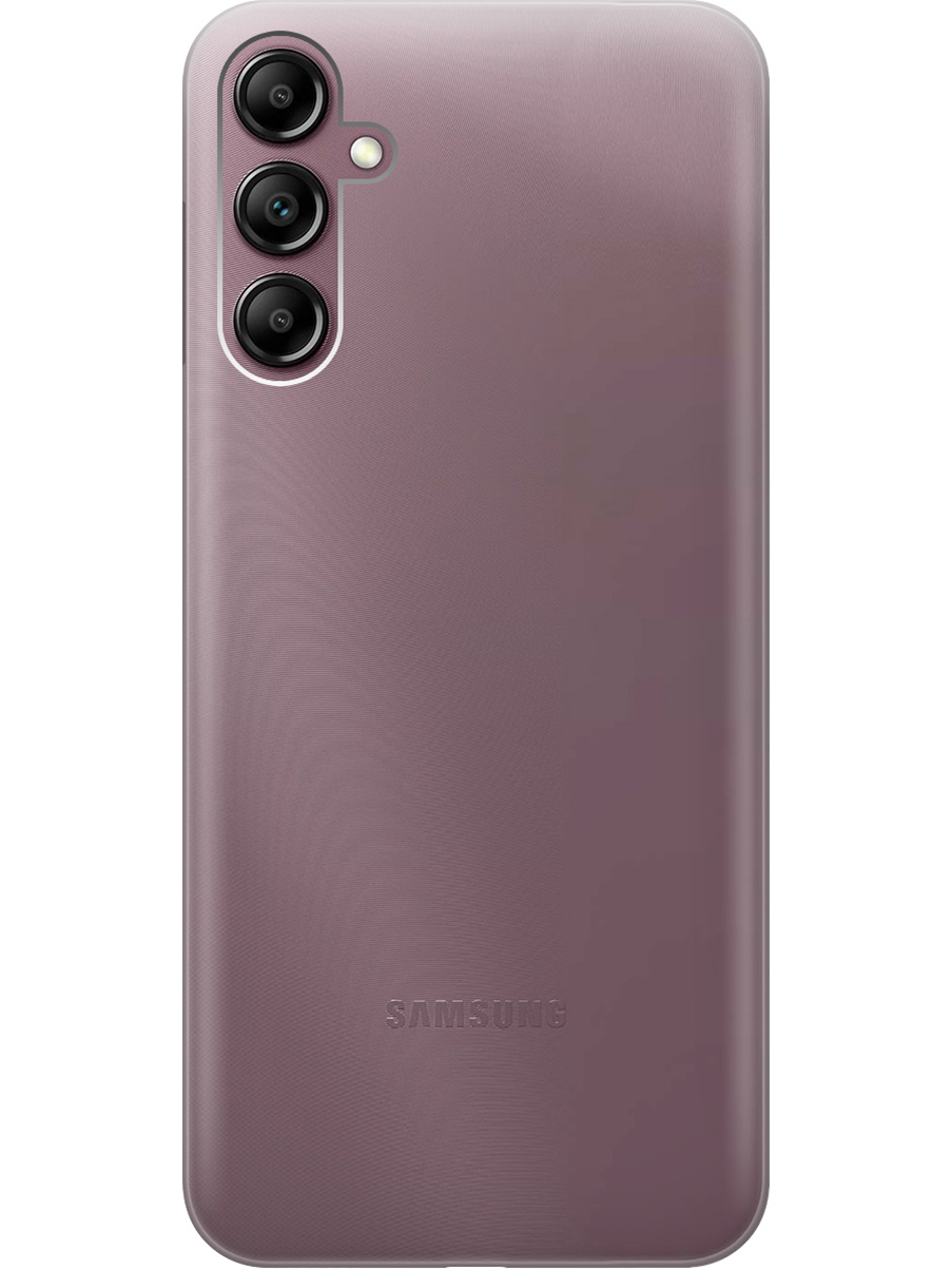 

Силиконовый чехол на Samsung Galaxy A14 прозрачный, 768741431
