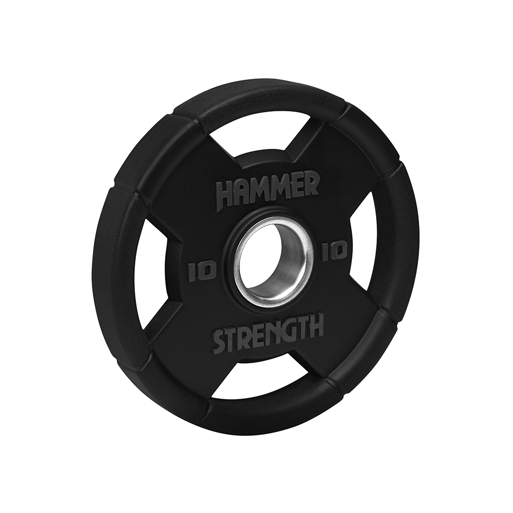 Диск олимпийский резиновый Hammer Strength 10 кг