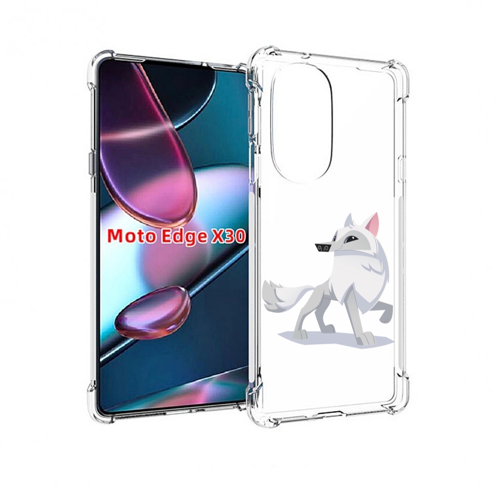

Чехол MyPads волчок-серый для Motorola Moto Edge X30, Прозрачный, Tocco