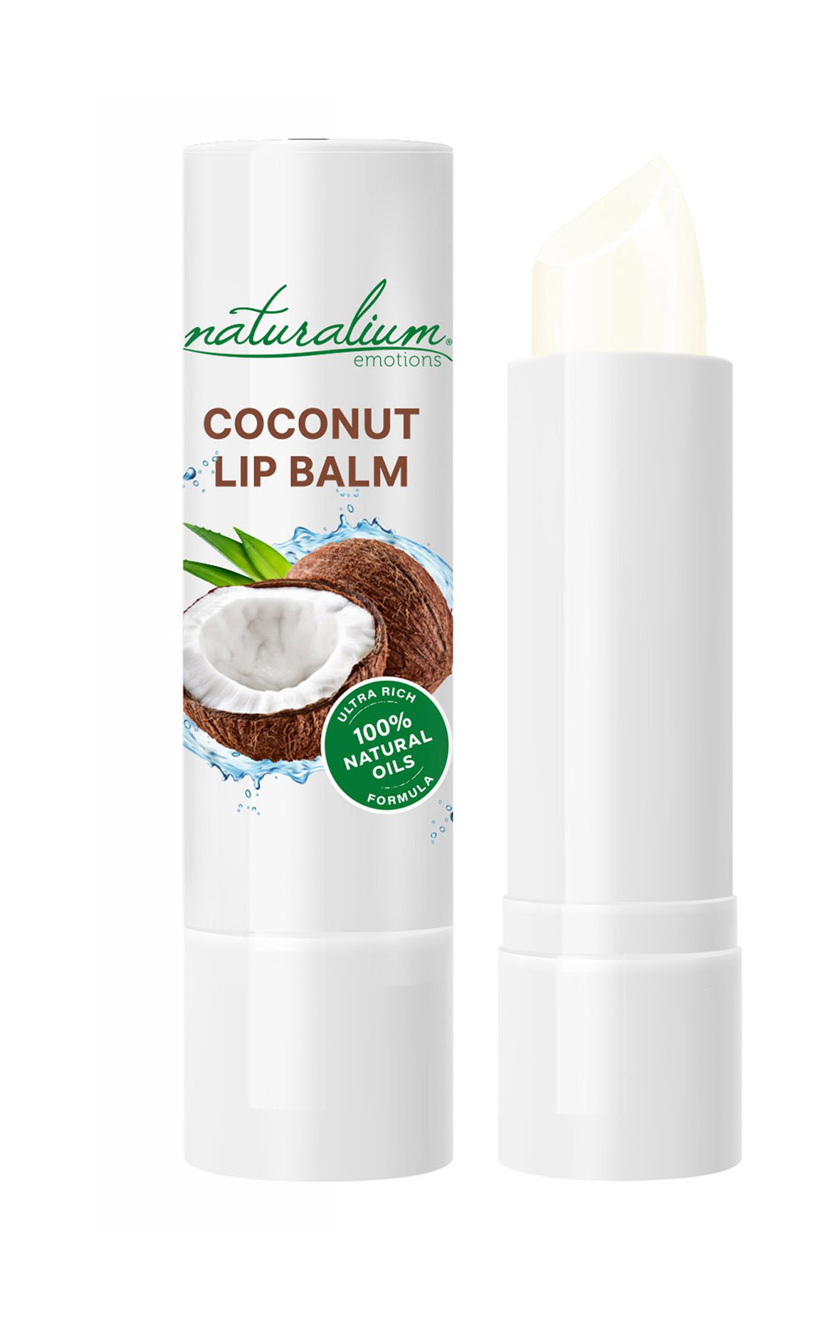 Питательный бальзам для губ Naturalium Emotions Coconut Lip Balm 3,6г