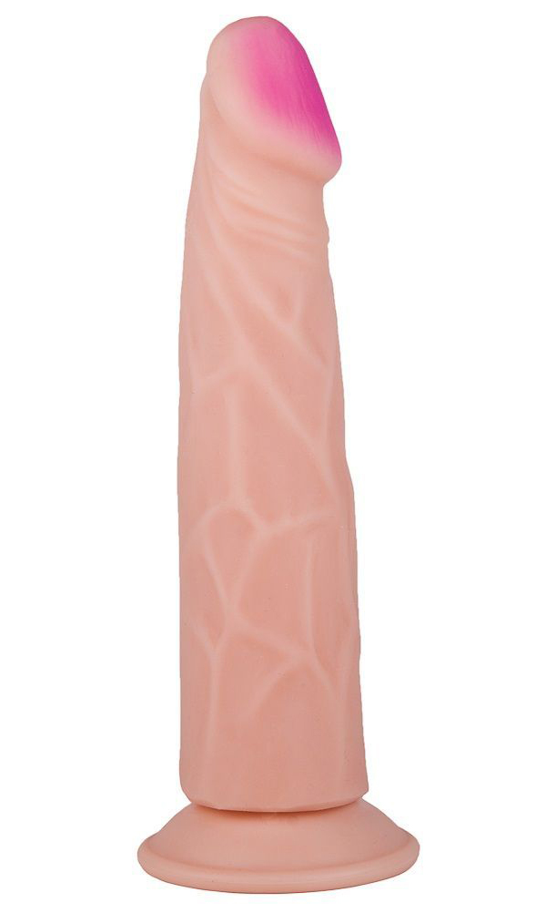 Нежный фаллоимитатор Lovetoy на присоске 20,5 см