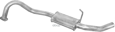 

Глушитель Задн Часть Mazda: Mpv 2.5td 96- Polmostrow арт. 12197