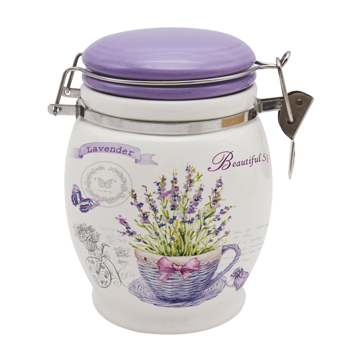 

Банка для сыпучих продуктов Royal Classics Прованс 900 мл 11,5*11,5*17,5 см