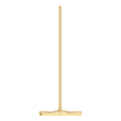 

Швабра для мытья пола плоская с вертикальным отжимом и щеткой, 38×12 см, 136 см