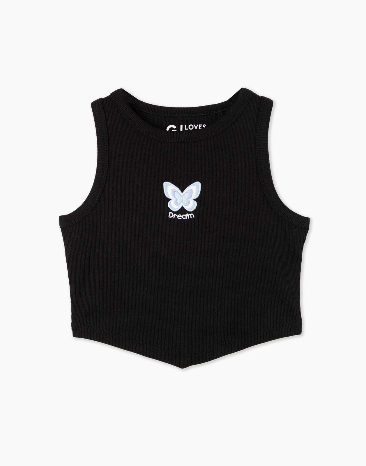 

Топ для девочки Gloria Jeans GTN003986 черный 4-6л/116, GTN003986