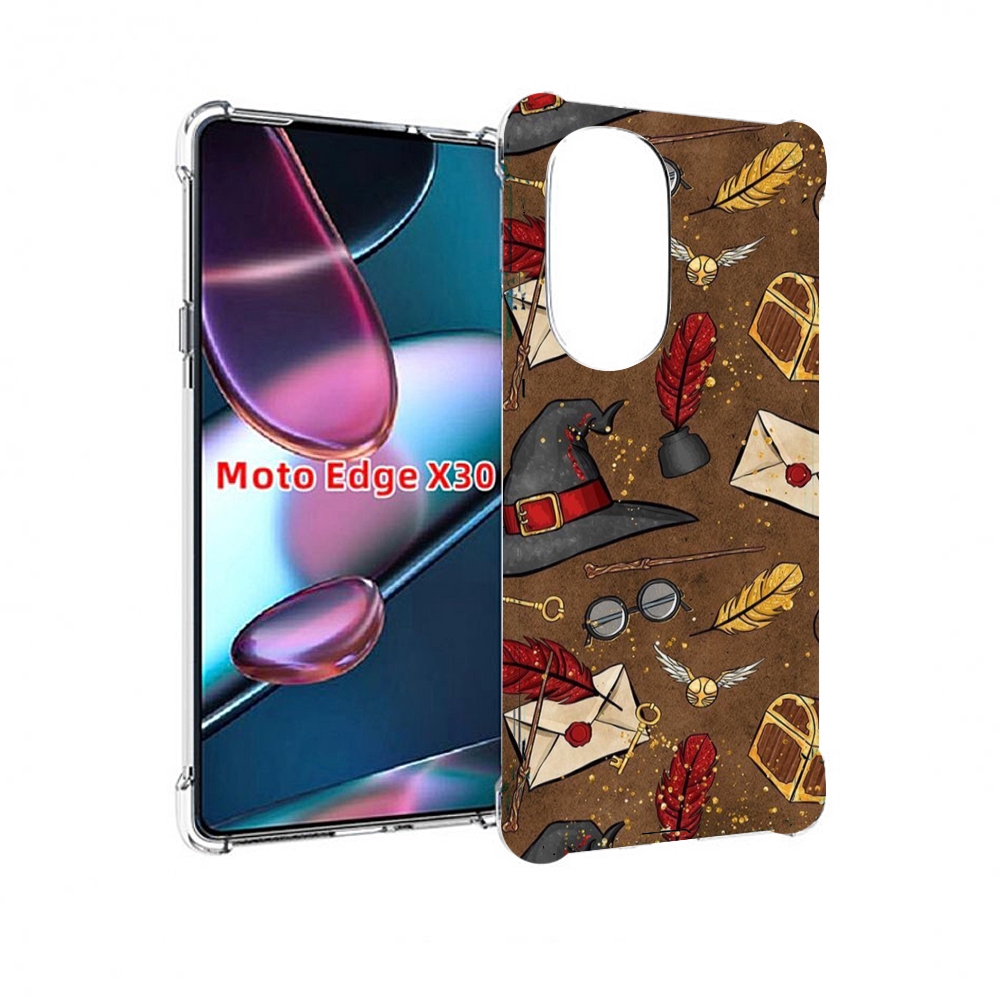 

Чехол MyPads гарри-поттер-вайб для Motorola Moto Edge X30, Прозрачный, Tocco