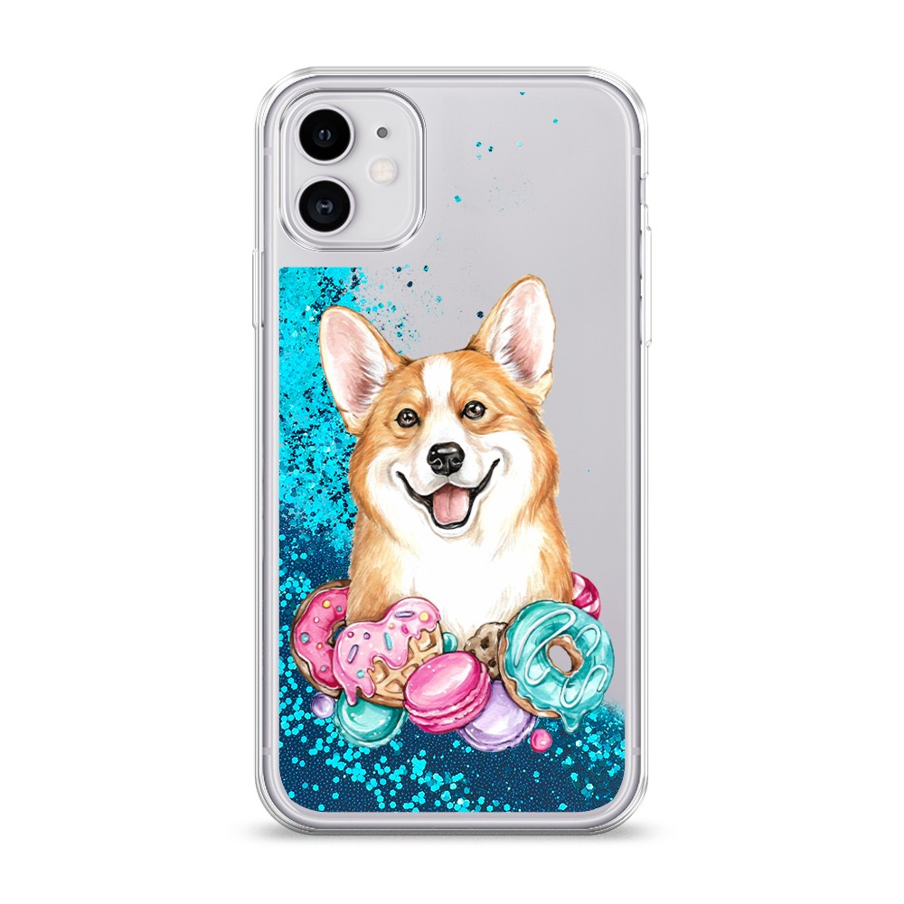 

Чехол Awog на Apple iPhone 11 / Айфон 11 "Корги и сладости", Разноцветный, 12193-1