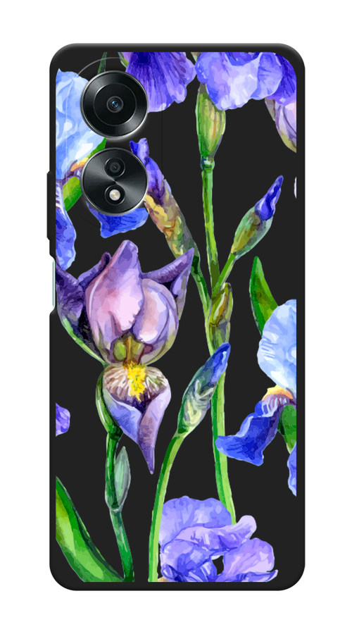 

Чехол Awog на Oppo A58 4G "Синие ирисы", Фиолетовый;голубой;зеленый, 2514952-1