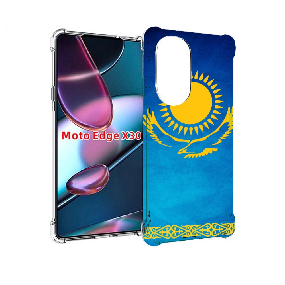 

Чехол MyPads герб и флаг казахстана для Motorola Moto Edge X30, Прозрачный, Tocco