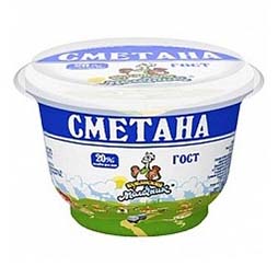 

Сметана Кубанский Молочник 20% БЗМЖ 180 г