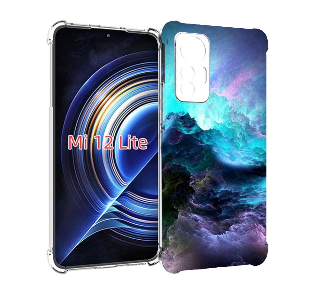 

Чехол MyPads Волна для Xiaomi 12 Lite, Прозрачный, Tocco