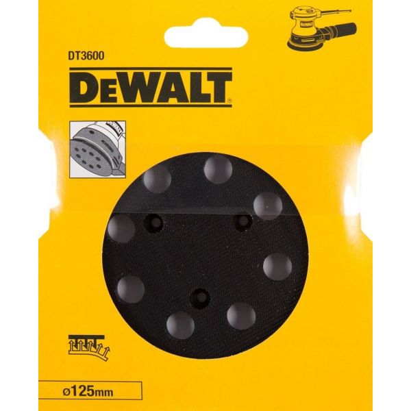 

Шлифпластина для D26453 и DW423 DEWALT DT3600-QZ,125 мм, 8 отверстий