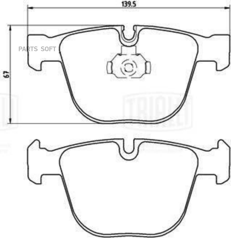 

Колодки торм. для а/м BMW X5 (E70) (07-)/X5 (F15) (13-) диск. зад. (ке